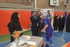 مسابقات استانی فوتسال دانش آموزان کم توان ذهنی