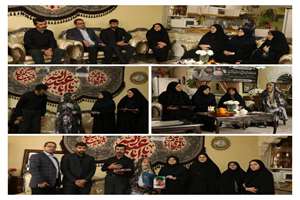 دیدار معاون برنامه ریزی آموزشی وپرورشی سازمان آموزش و پرورش استثنایی کشور با همکار محترم خانواده شهید امیرعلی شاه حیدری